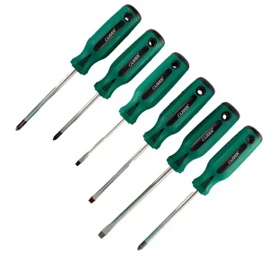 Set de Șurubelnițe cu Mâner Verde SL (6 Bucăți)