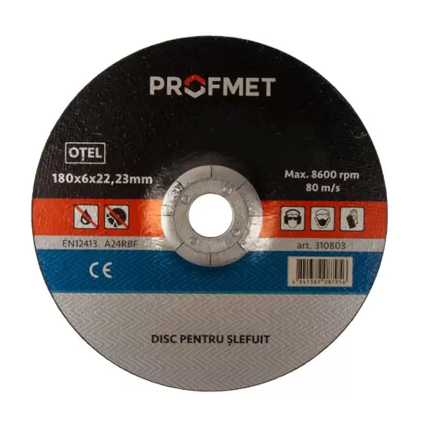 Disc pentru Șlefuire, Metal