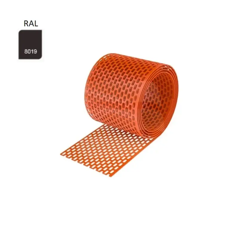 EUROVENT grila ventilare 100mmx5m, maro RAL8019