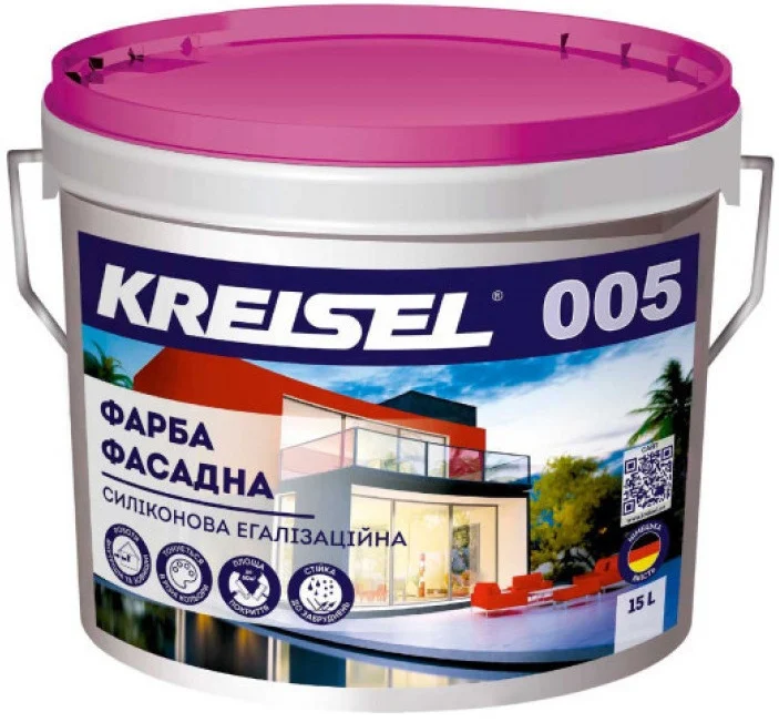 Vopsea fatada silicon 005 15L KREISEL